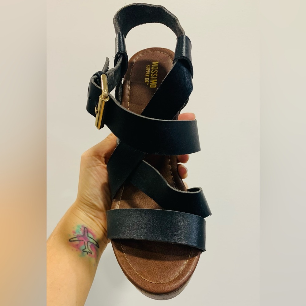Black sandal heels NWOT size 8.5 - Picture 7 of 8